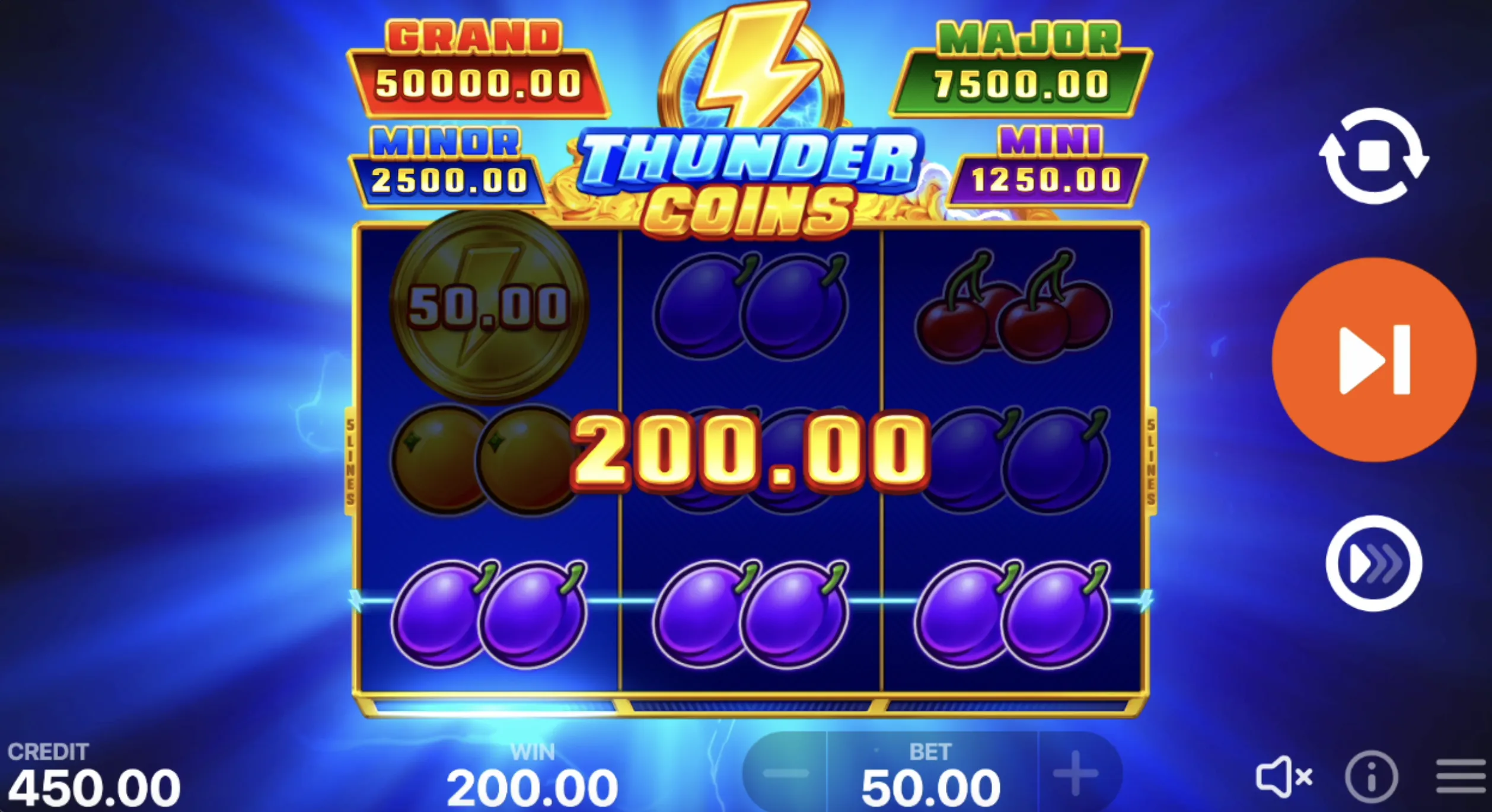 Thunder Coins: Hold and Win demo