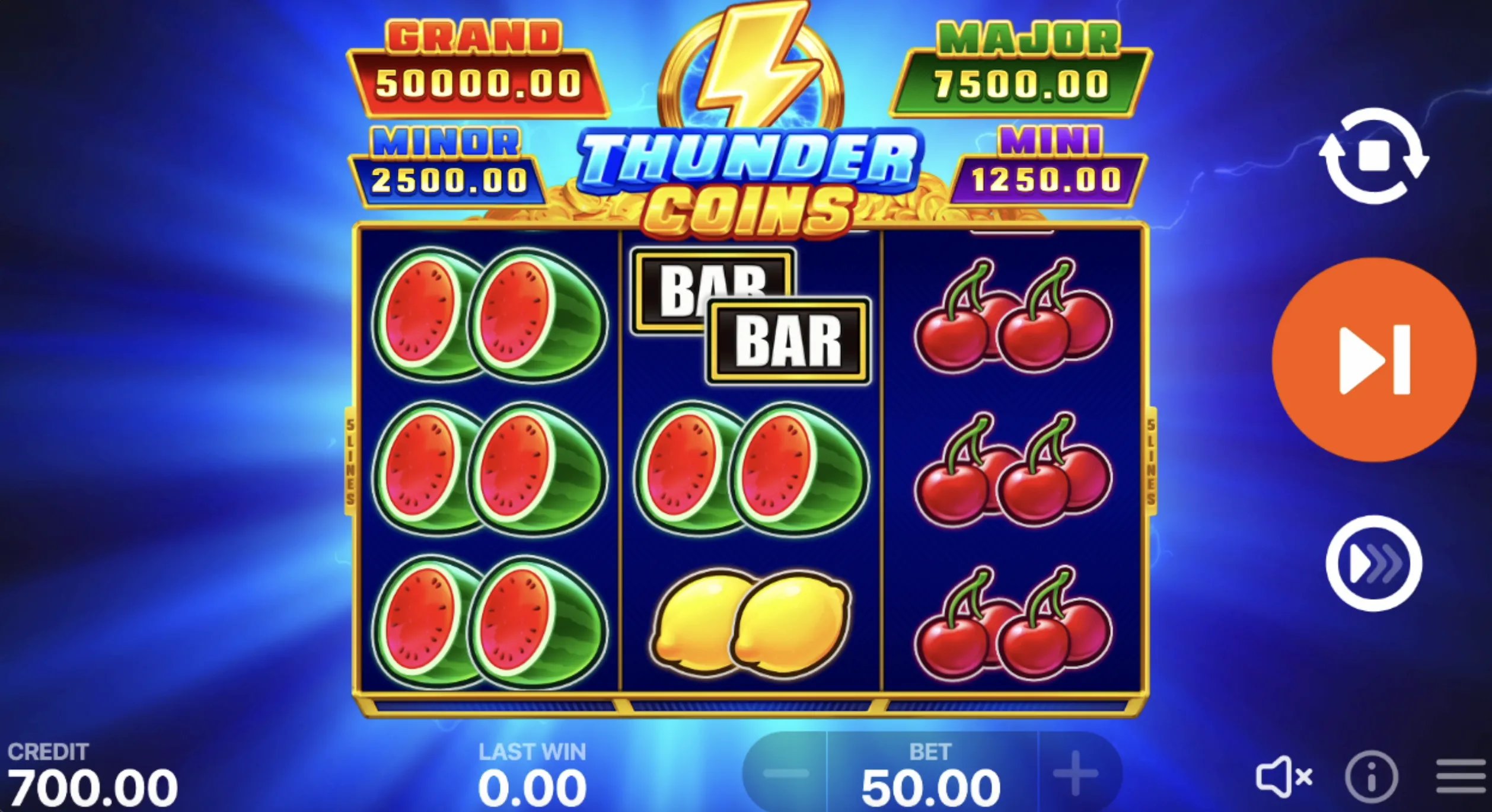 Thunder Coins: Hold and Win Slot